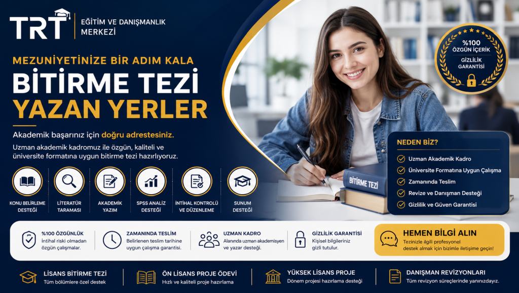 Bitirme Tezi Yazan Yerler
