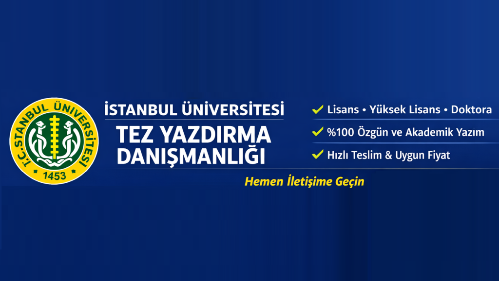 İstanbul Üniversitesi Tez Yazdırma
