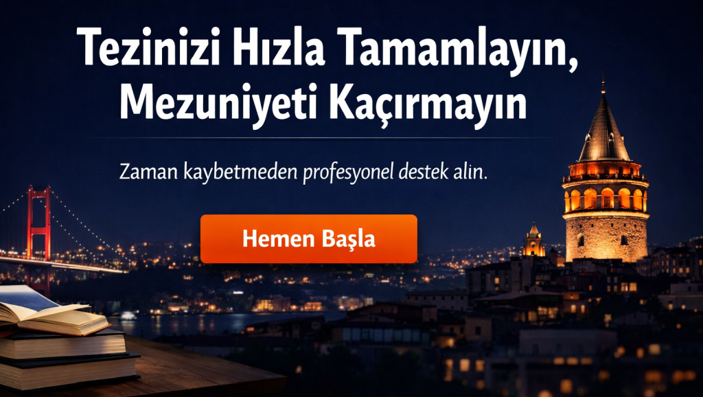 İstanbul Kamu Üniversiteleri Tez Hazırlama Danışmanlığı